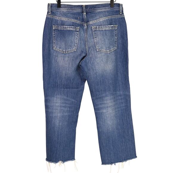 Free People We the Free Maggie Mid-Rise Straight Leg Jeans, size 29 - Picture 4 of 8